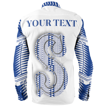 Samoa Custom Personalised Long Sleeve Shirt Manu Samoa