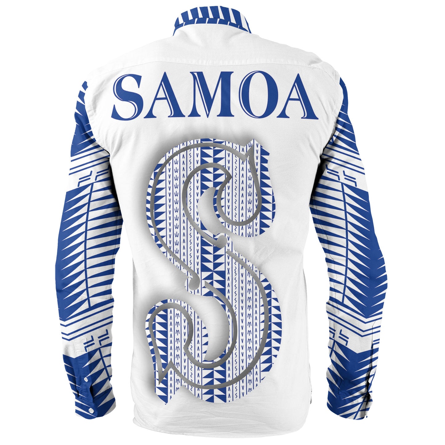 Samoa Custom Personalised Long Sleeve Shirt Manu Samoa
