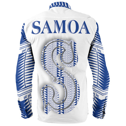 Samoa Custom Personalised Long Sleeve Shirt Manu Samoa