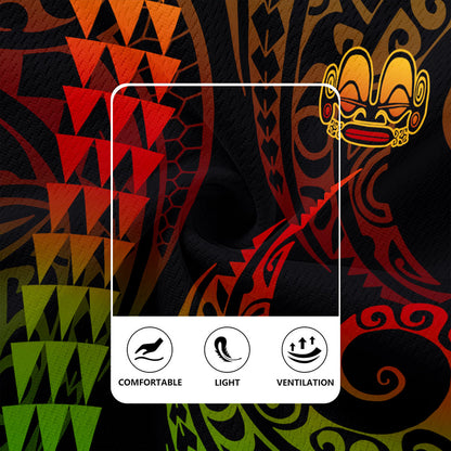 Marquesas Islands Rugby Jersey Kakau Style