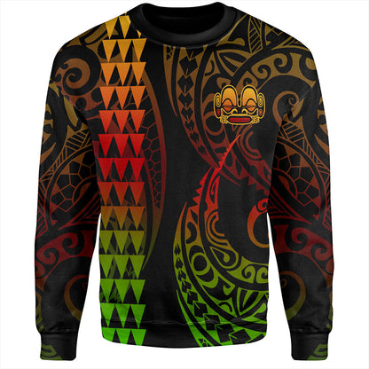 Marquesas Islands Sweatshirt Kakau Style