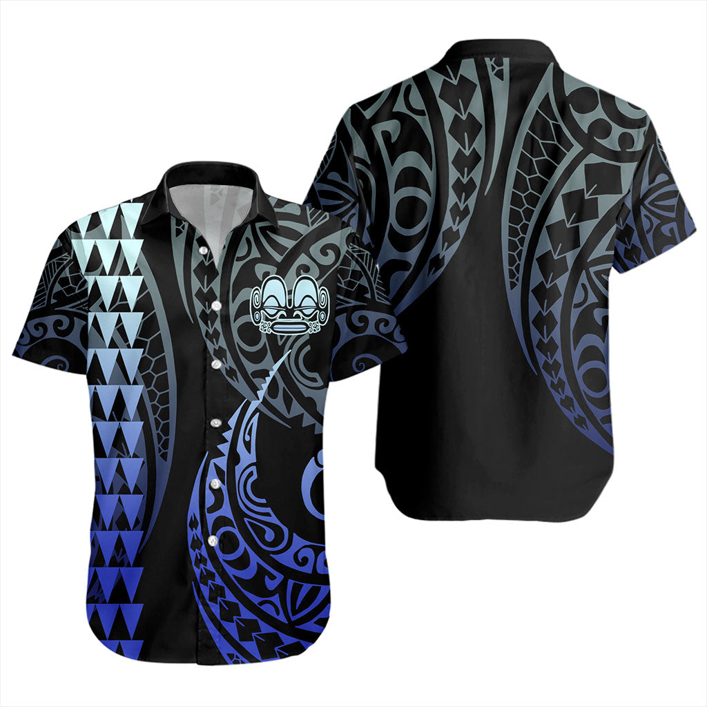 Marquesas Islands Short Sleeve Shirt Kakau Style