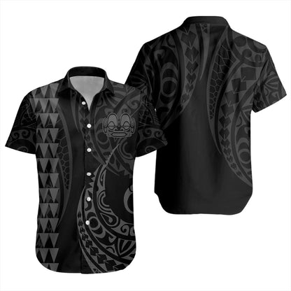 Marquesas Islands Short Sleeve Shirt Kakau Style