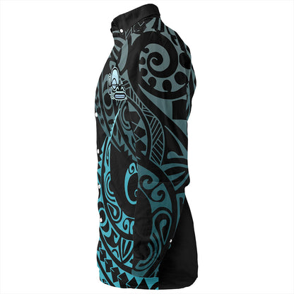 Marquesas Islands Long Sleeve Shirt Kakau Style Ver.1