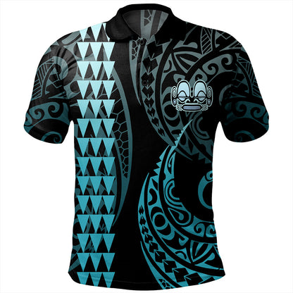 Marquesas Islands Polo Shirt Kakau Style Ver.1