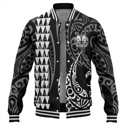 Marquesas Islands Baseball Jacket Kakau Style Ver.1