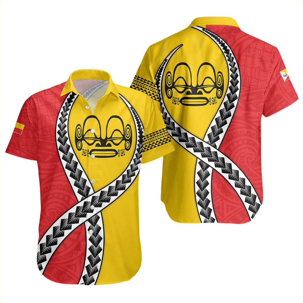 Marquesas Islands Short Sleeve Shirt Tribal Polynesian In My Heart