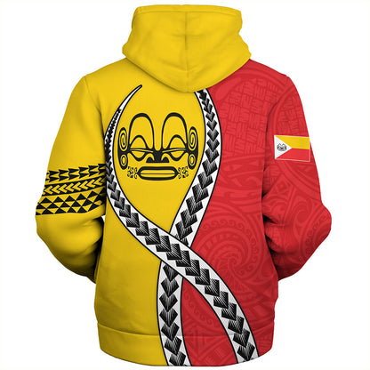 Marquesas Islands Sherpa Hoodie Tribal Polynesian In My Heart