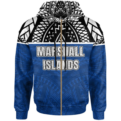 Marshall Islands All Over Hoodie - Micronesian Style