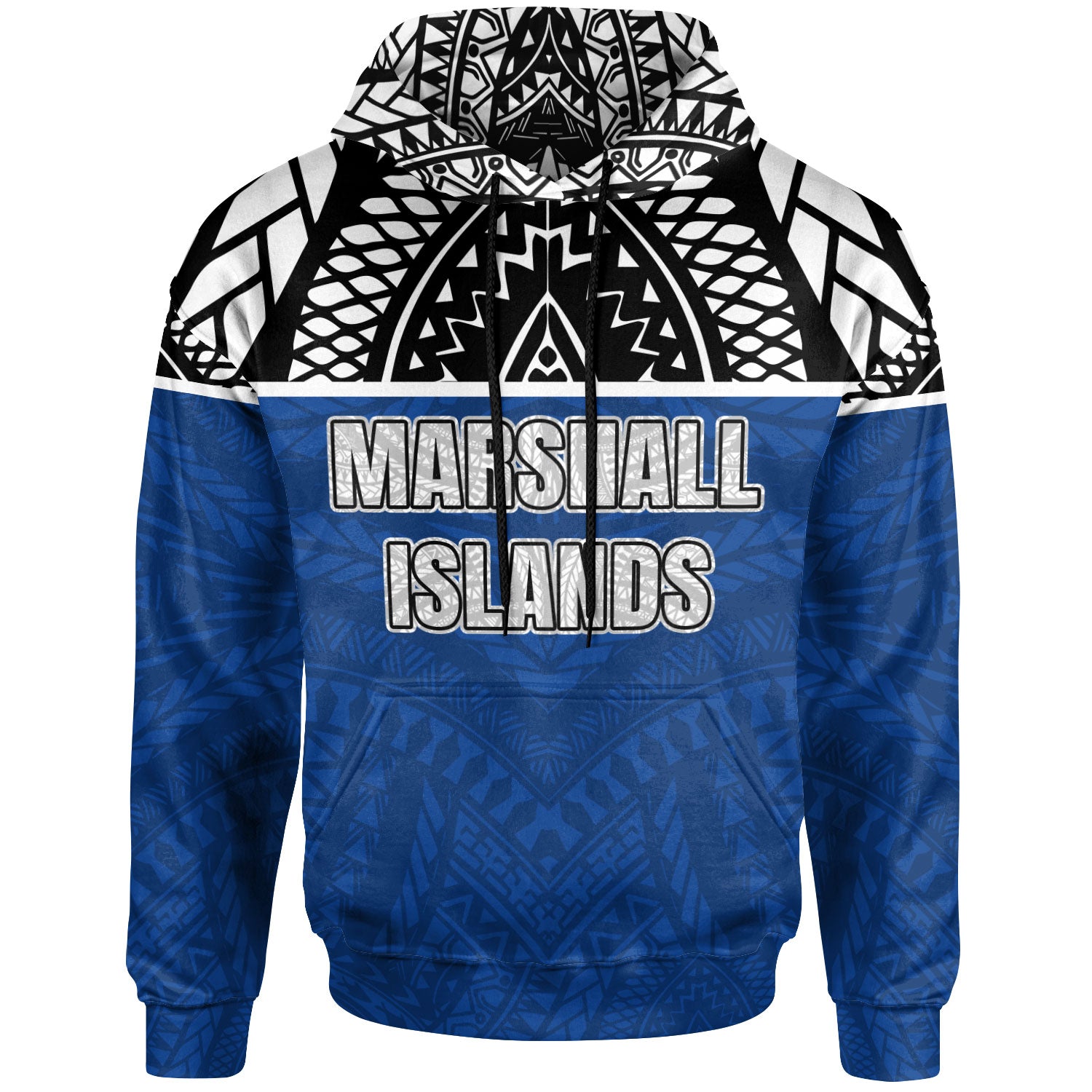 Marshall Islands All Over Hoodie - Micronesian Style