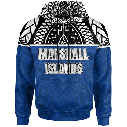 Marshall Islands All Over Hoodie - Micronesian Style