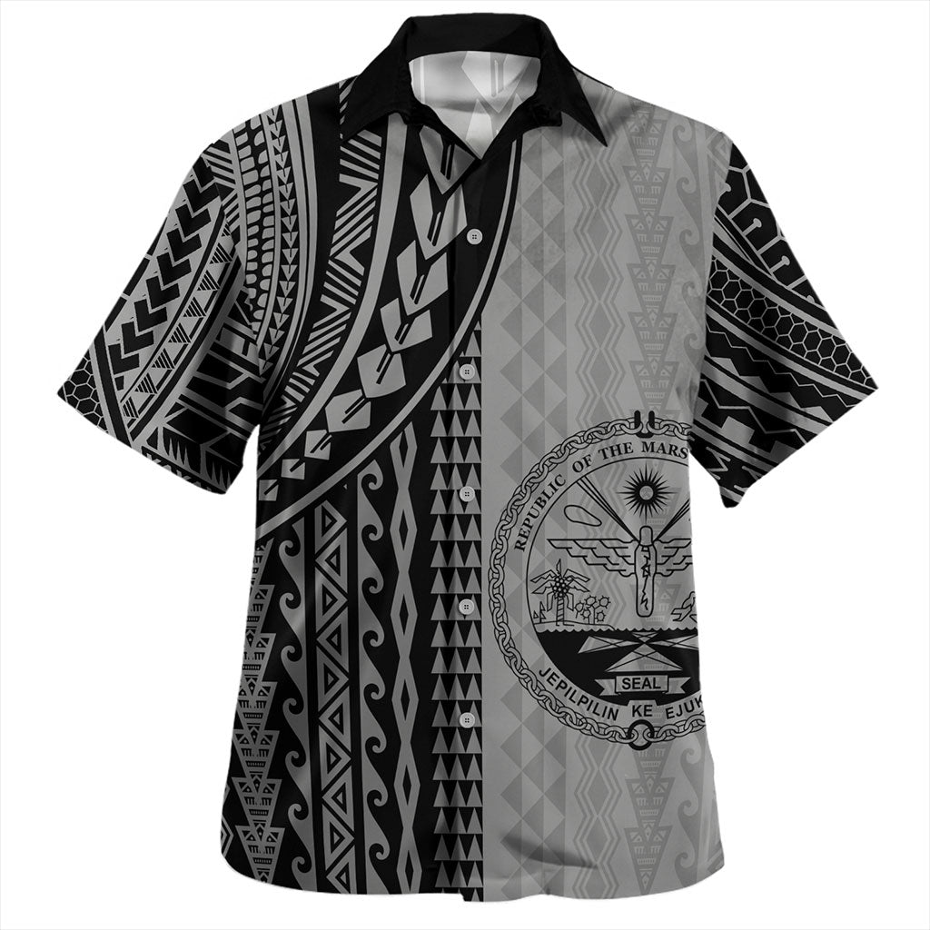 Marshall Islands Hawaiian Shirt Polynesian Tattoo