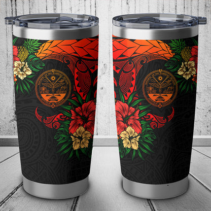 Marshall Islands Tumbler Polynesian Tropical Coat Of Arms
