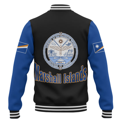 Marshall Islands Baseball Jacket Letters Style