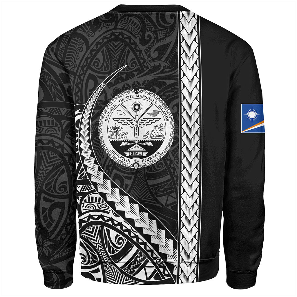 Marshall Islands Sweatshirt Tribal Micronesian Coat Of Arms