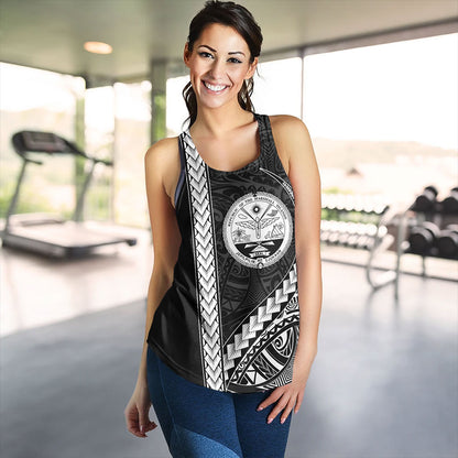 Marshall Islands Women Tank Tribal Micronesian Coat Of Arms