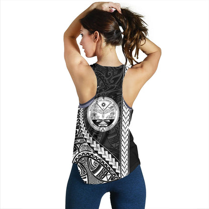 Marshall Islands Women Tank Tribal Micronesian Coat Of Arms