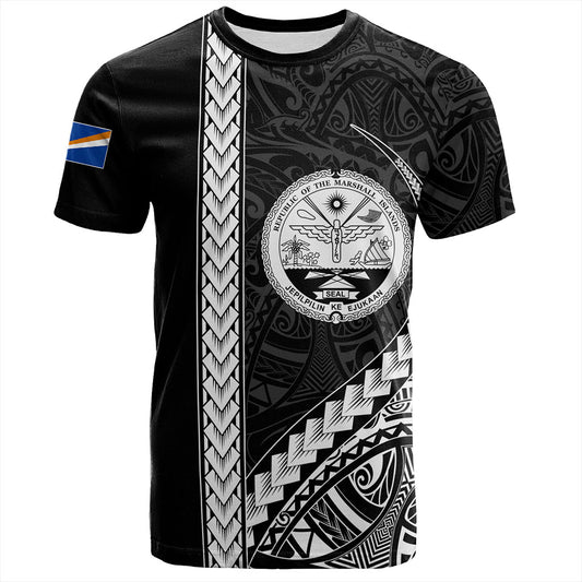 Marshall Islands T-Shirt Tribal Micronesian Coat Of Arms