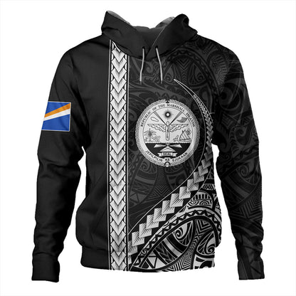 Marshall Islands Hoodie Tribal Micronesian Coat Of Arms