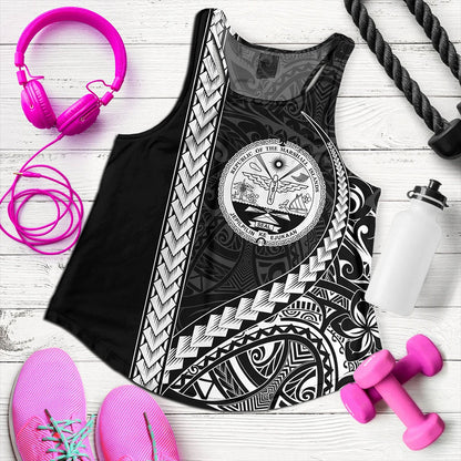 Marshall Islands Women Tank Tribal Micronesian Coat Of Arms