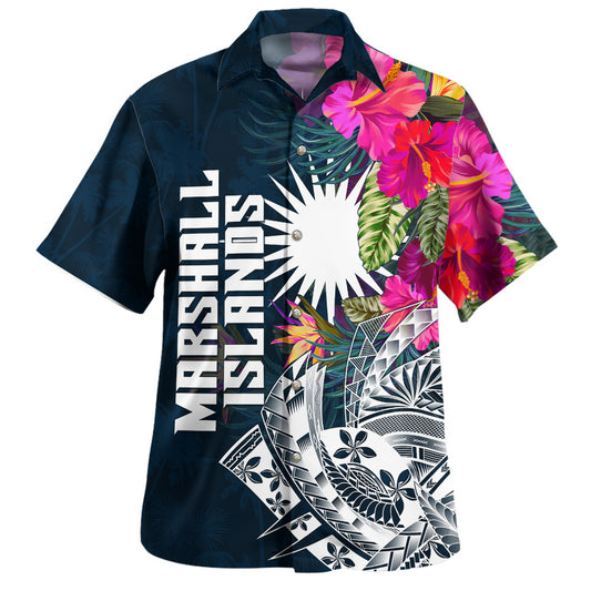 Marshall Islands Hawaiian Shirt Custom Personalised Polynesian Summer Vibes