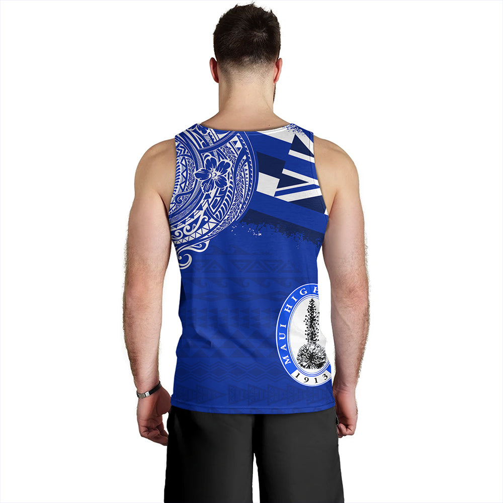 Hawaii Tank Top Maui High School With Crest Style