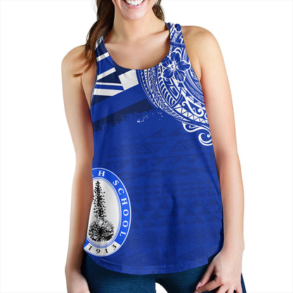 Hawaii Women Tank Maui High School With Crest Style