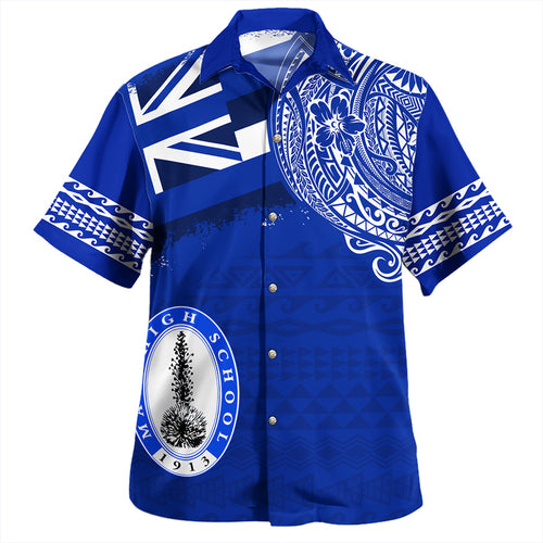 Hawaii Hawaiian Shirt Maui High School With Crest Style