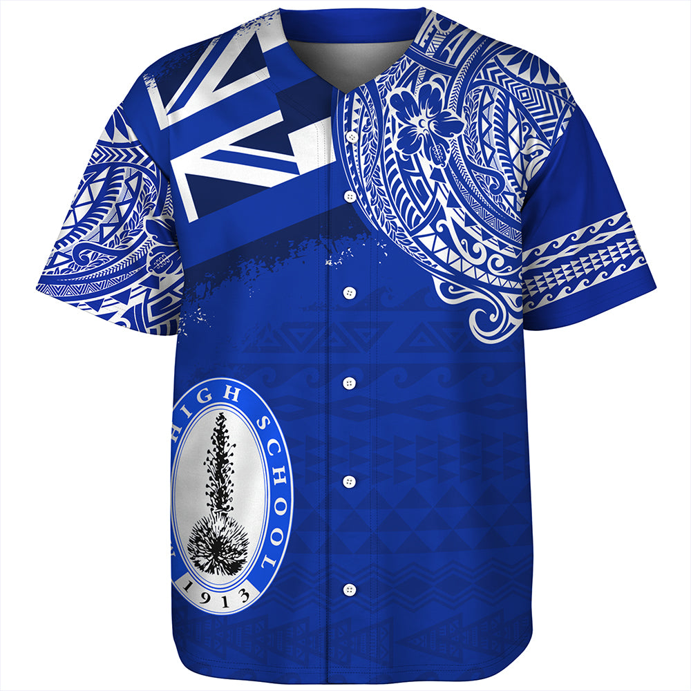 Hawaii Baseball Shirt Maui High School With Crest Style