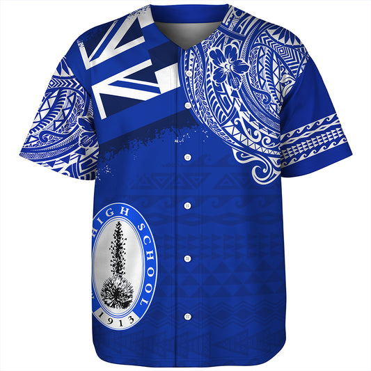 Hawaii Baseball Shirt Maui High School With Crest Style