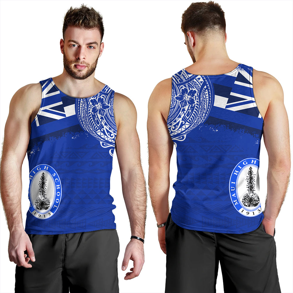 Hawaii Tank Top Maui High School With Crest Style