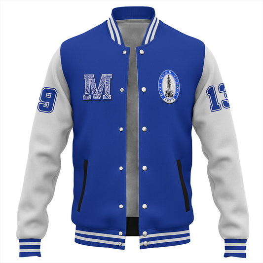 Hawaii Baseball Jacket Maui High School Polynesian Letters Style