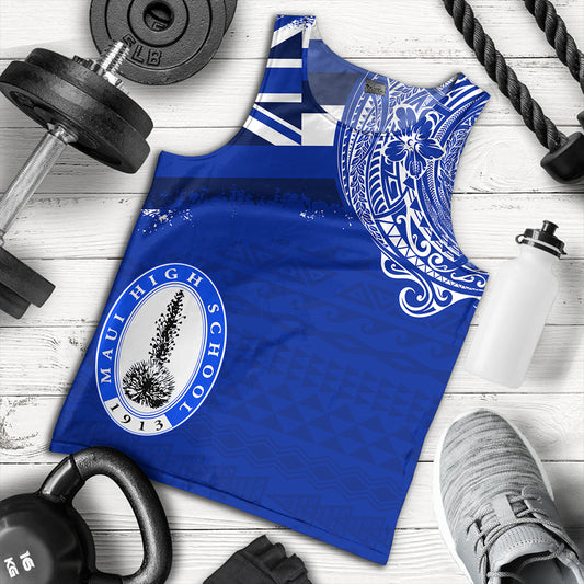 Hawaii Tank Top Maui High School With Crest Style