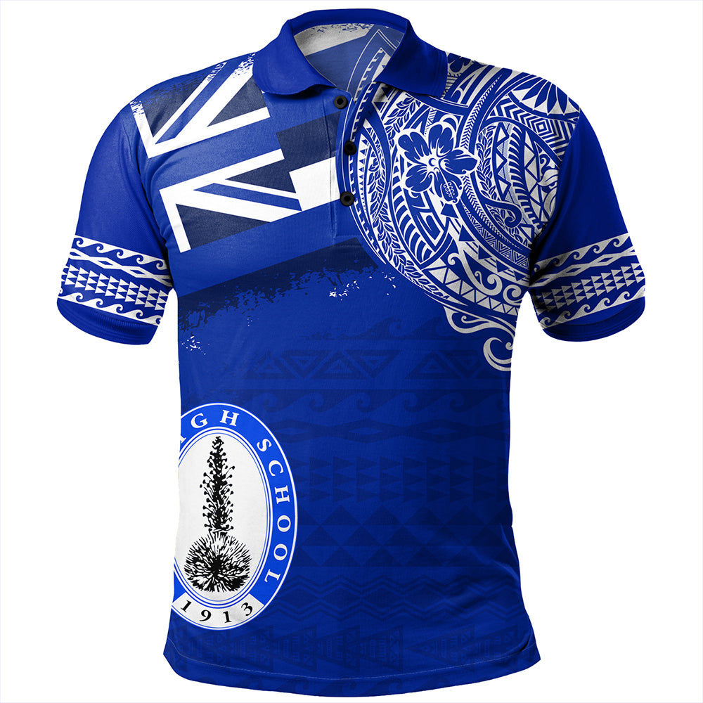 Hawaii Polo Shirt Maui High School With Crest Style