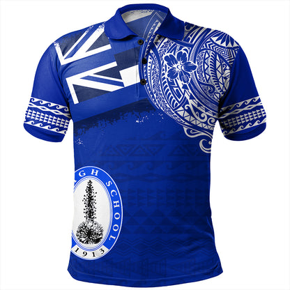 Hawaii Polo Shirt Maui High School With Crest Style