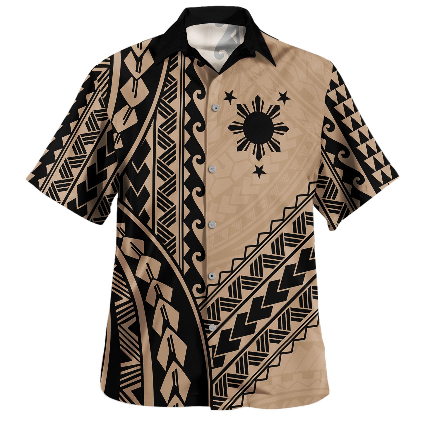Philippines Filipinos Hawaiian Shirt Tribal Polynesian Tattoo Pattern Graphic Style