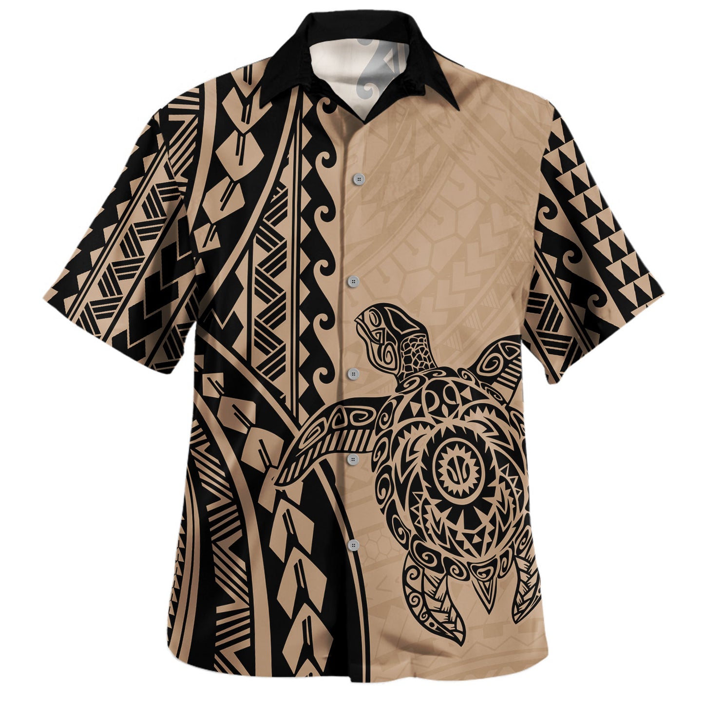 Hawaii Hawaiian Shirt Turtle Tribal Polynesian Tattoo Pattern Graphic Style