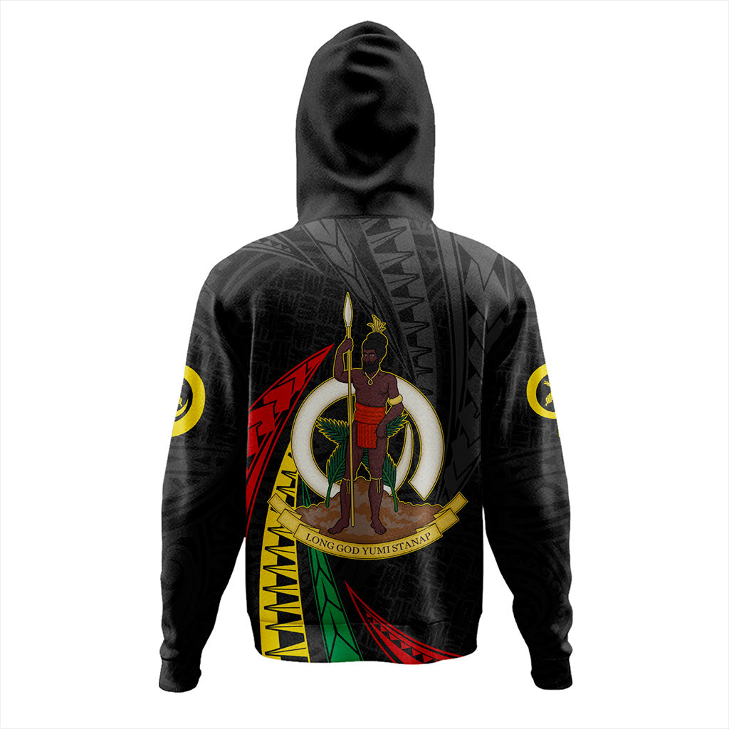 Vanuatu Hoodie Melanesian Tribal Wave