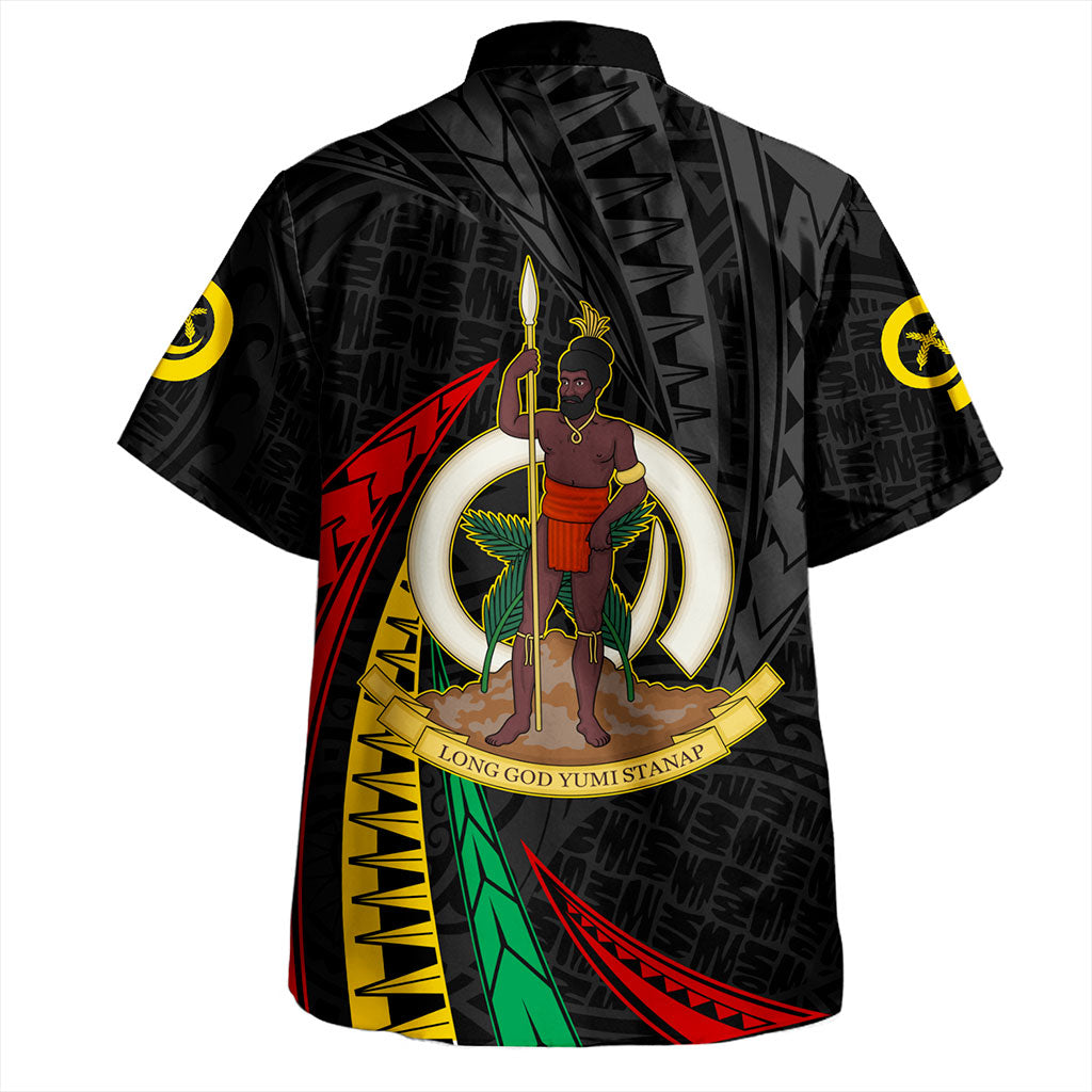 Vanuatu Hawaiian Shirt Melanesian Tribal Wave