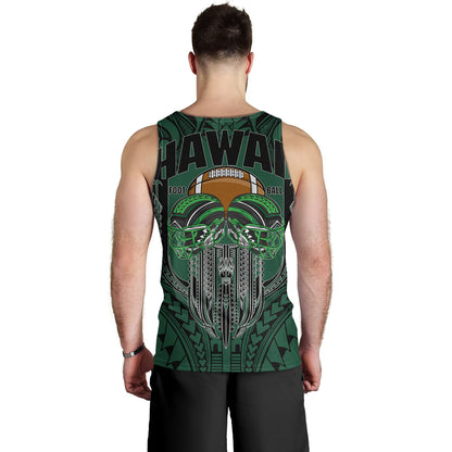 Hawaii Tank Top Map Kanaka Football Style