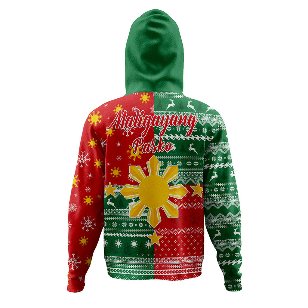 Philippines Filipinos Hoodie Merry Christmas Pattern Sun Style