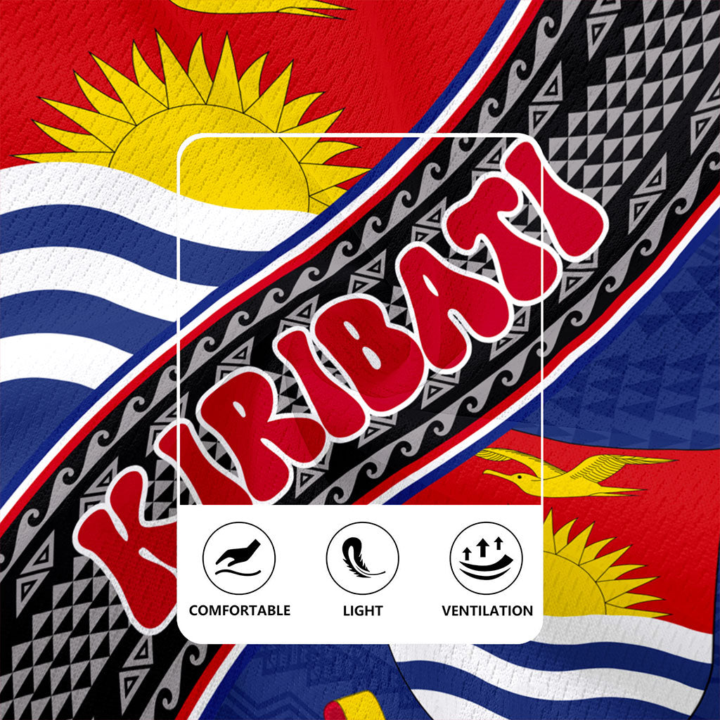 Kiribati Rugby Jersey Micronesia Flag And Coat Of Arms