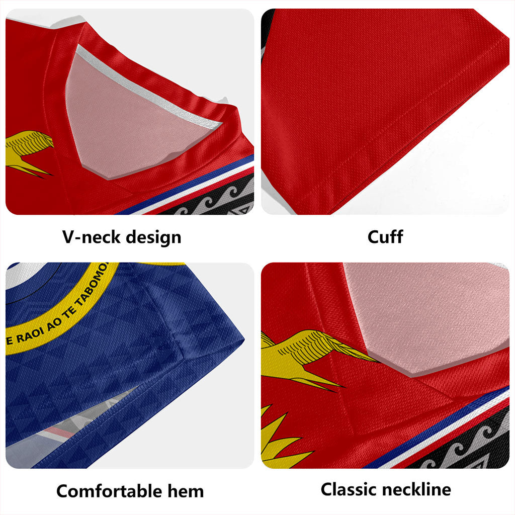 Kiribati Rugby Jersey Micronesia Flag And Coat Of Arms