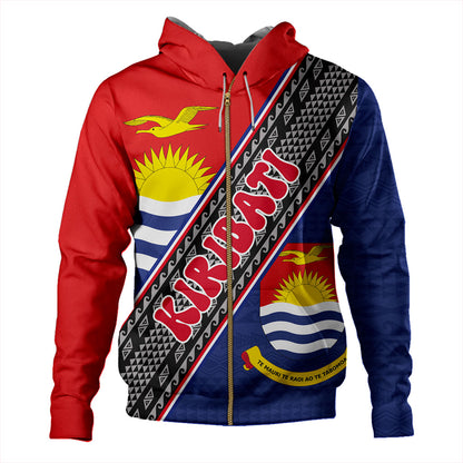 Kiribati Hoodie Micronesia Flag And Coat Of Arms