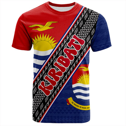 Kiribati T-Shirt Micronesia Flag And Coat Of Arms