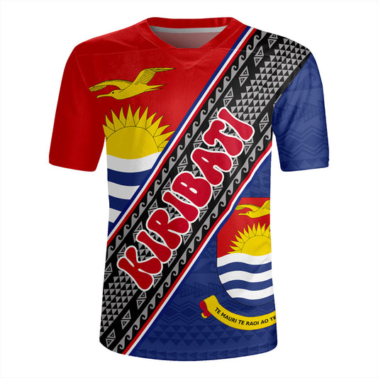 Kiribati Rugby Jersey Micronesia Flag And Coat Of Arms