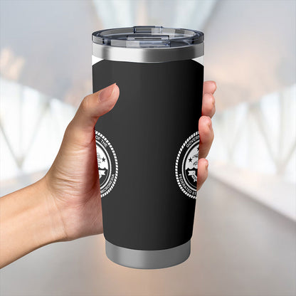Federated States Of Micronesia Tumbler Lauhala Circle Style White