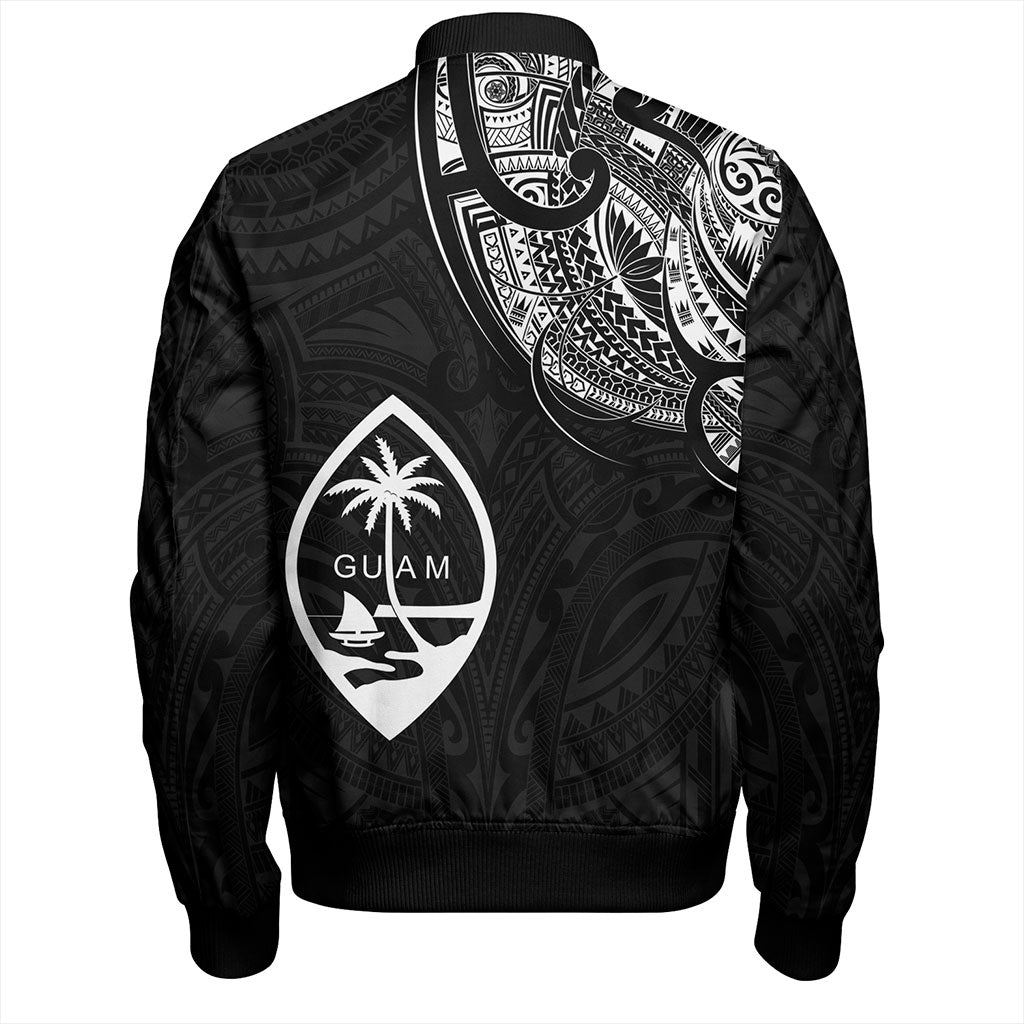 Guam Bomber Jacket Micronesia Tribal Coat Of Arms
