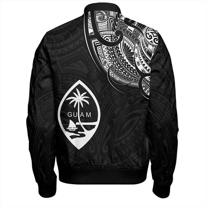 Guam Bomber Jacket Micronesia Tribal Coat Of Arms
