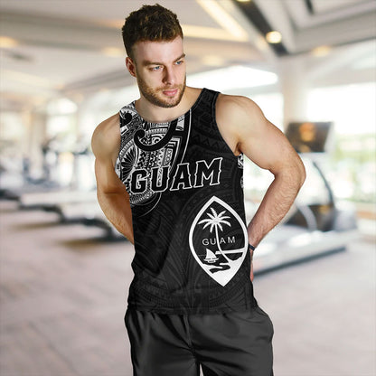 Guam Tank Top Micronesia Tribal Coat Of Arms